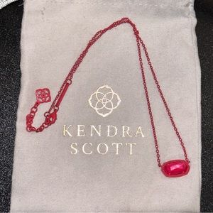 Kendra Scott Elisa Red Mother of Pearl Matte Necklace